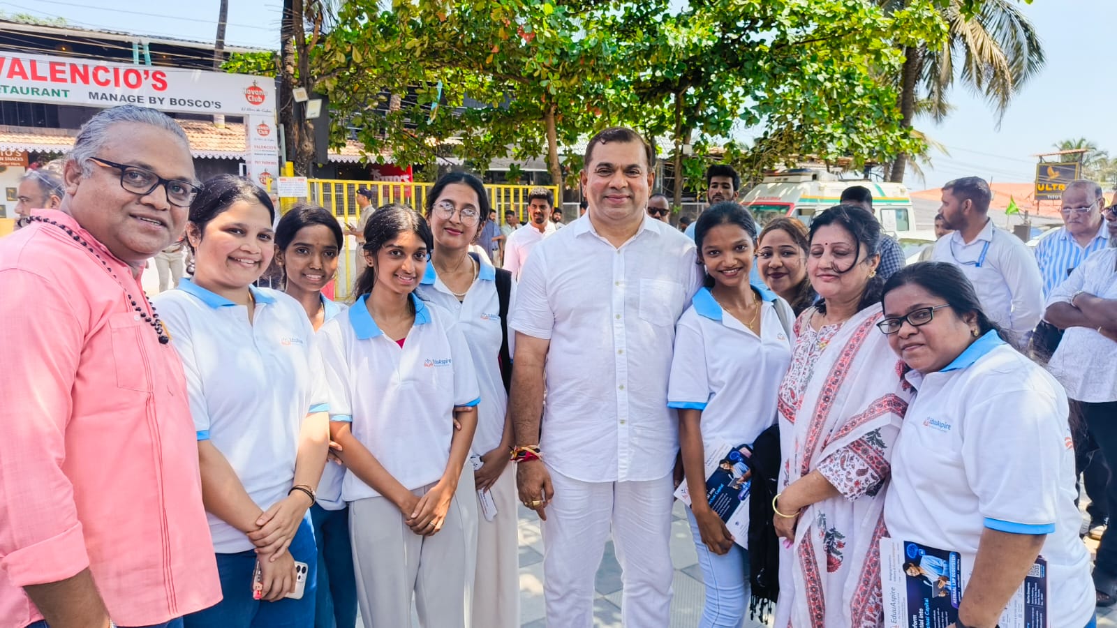 Astraal and EduuAspire leadership team with Goan Ministers at Shackathon 2026